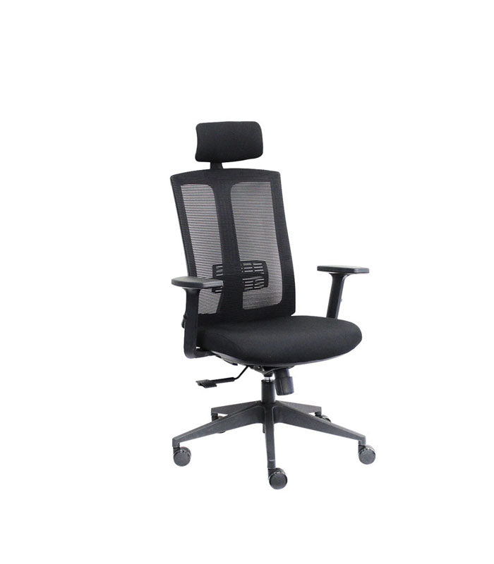 BLAKE HIGH BACK OFFICE MESH CHAIR WITH HEADREST Chairs R Us