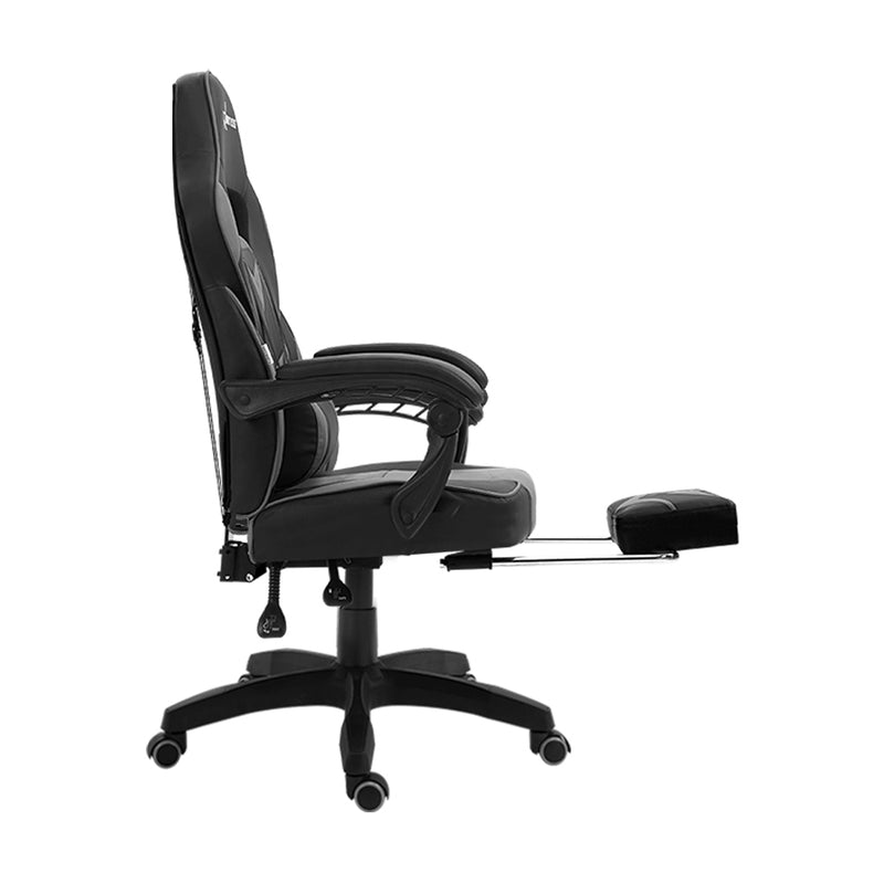 VALIANT Office Chair Computer Desk Gaming Chair Study Home Work Recliner Black Grey