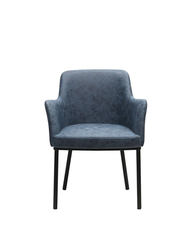 LUKAS DINING CHAIR - RUSTIC BLUE