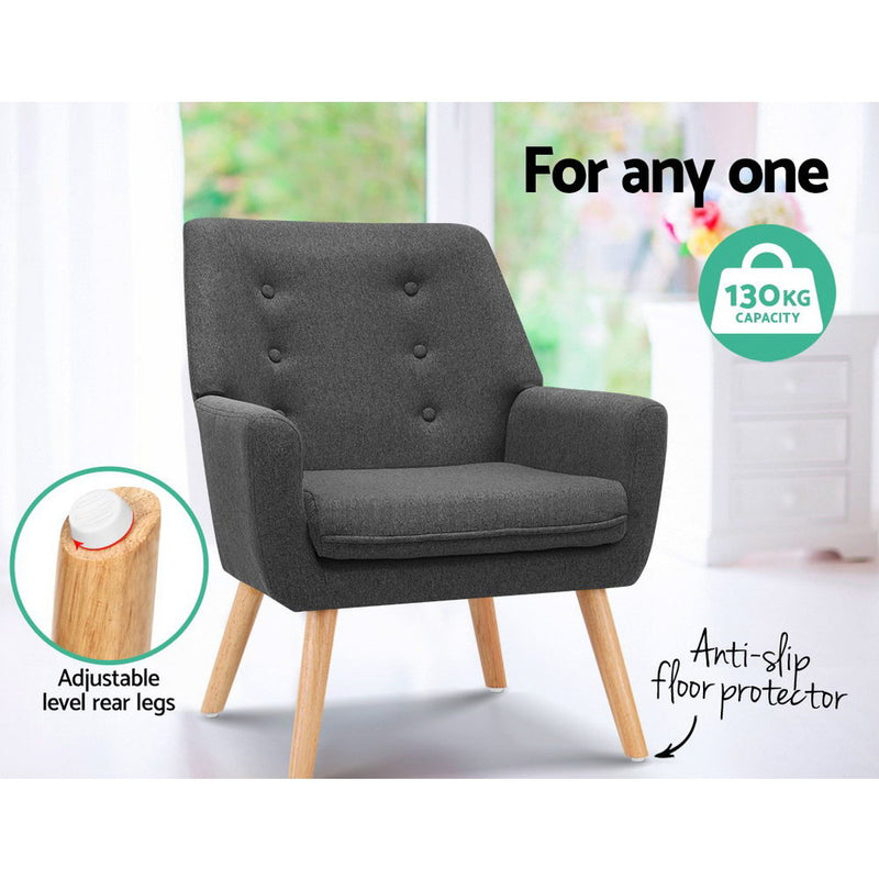 ANNE Armchair Tub Single Dining Chair