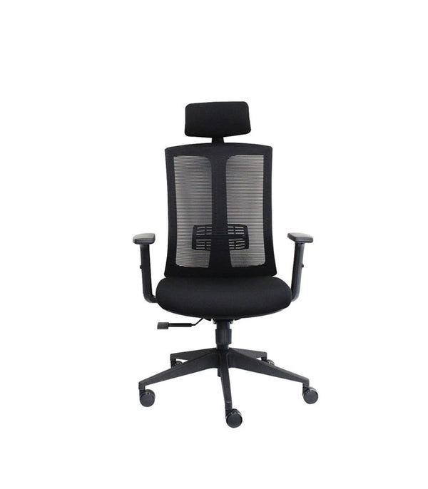 BLAKE HIGH BACK OFFICE MESH CHAIR WITH HEADREST