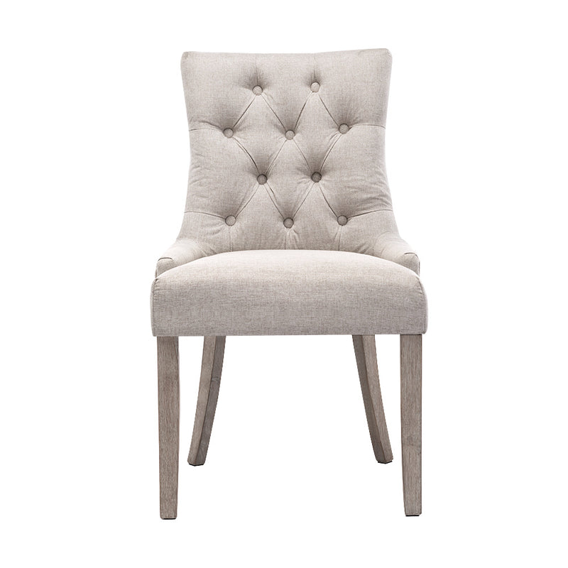 CAYES French Provincial Dining Chair Beige