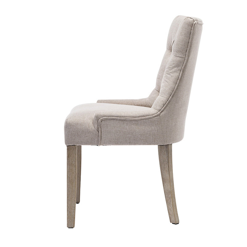 CAYES French Provincial Dining Chair Beige