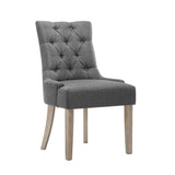 CAYES French Provincial Dining Chair - Grey