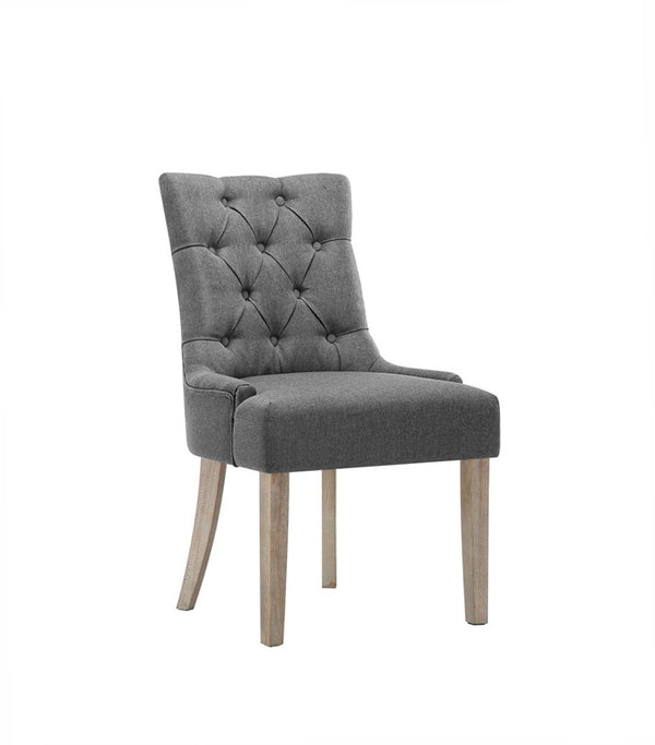 CAYES French Provincial Dining Chair - Grey