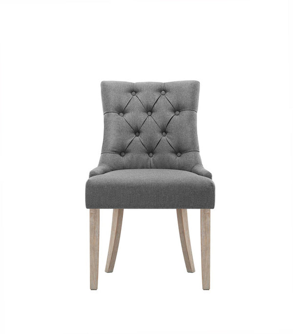 CAYES French Provincial Dining Chair - Grey