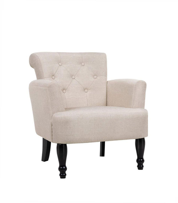 Lothair Wing Armchair - Taupe