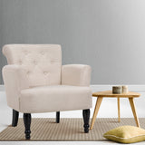 Lothair Wing Armchair - Taupe