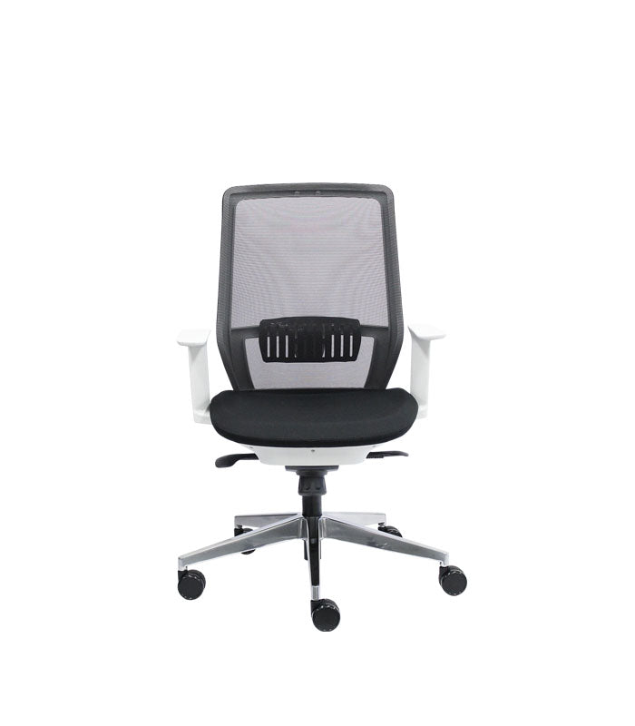 GIO ORERATOR MESH CHAIR - White