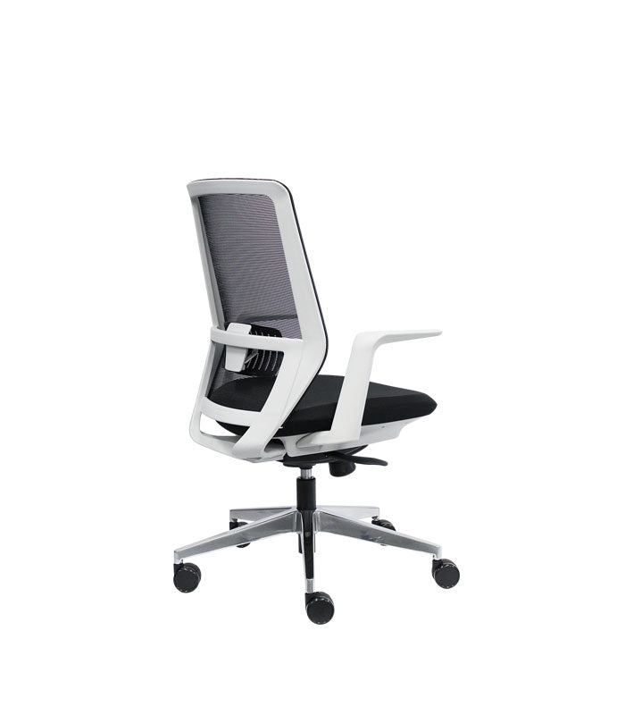 GIO ORERATOR MESH CHAIR - White