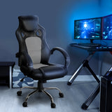 MAVERICK Gaming Chair Computer Office Chairs Grey & Black