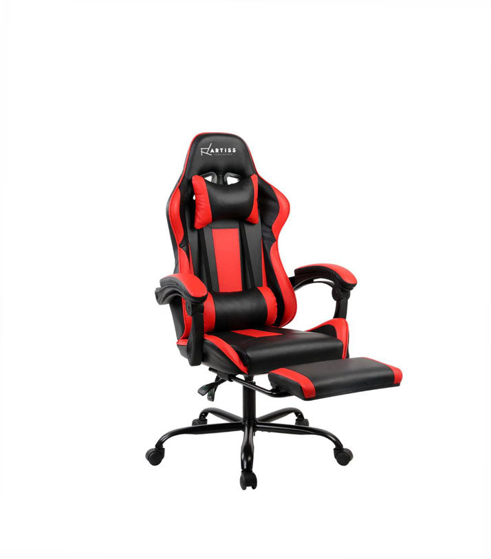 Gaming Office Chair Computer Seating Racer Black and Red