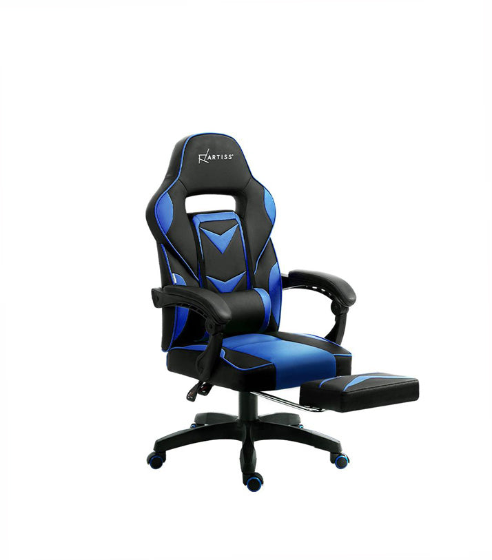 VALIANT Office Chair Computer Desk Gaming Chair Study Home Work Recliner Black Blue