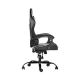 MECKA Gaming Office Chairs Computer Seating Racing Recliner Racer Black White