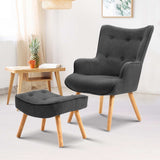 LANSAR Lounge Accent Chair - Charcoal