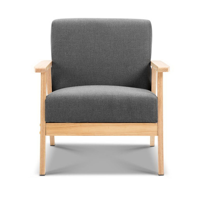 SKANE Fabric Armchair - Grey